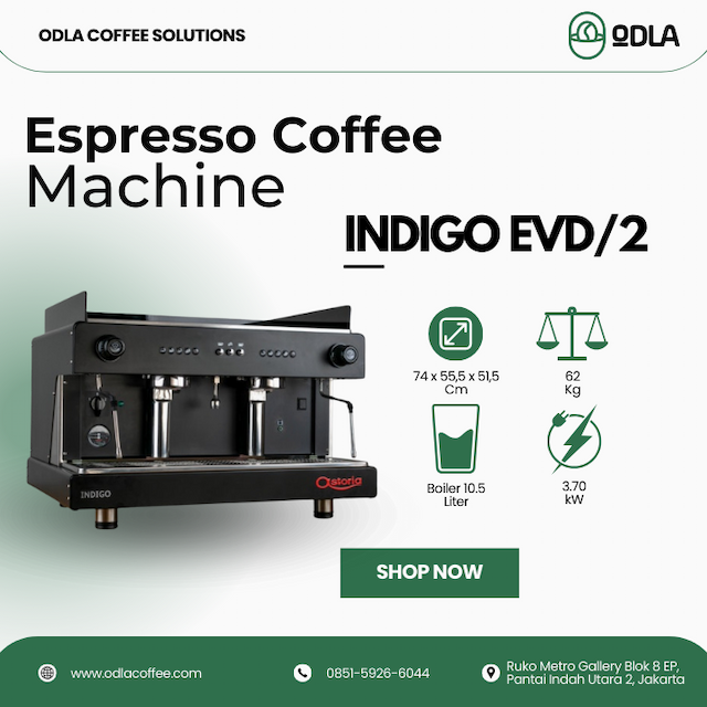 Mesin Kopi Espresso Astoria INDIGO EVD/2